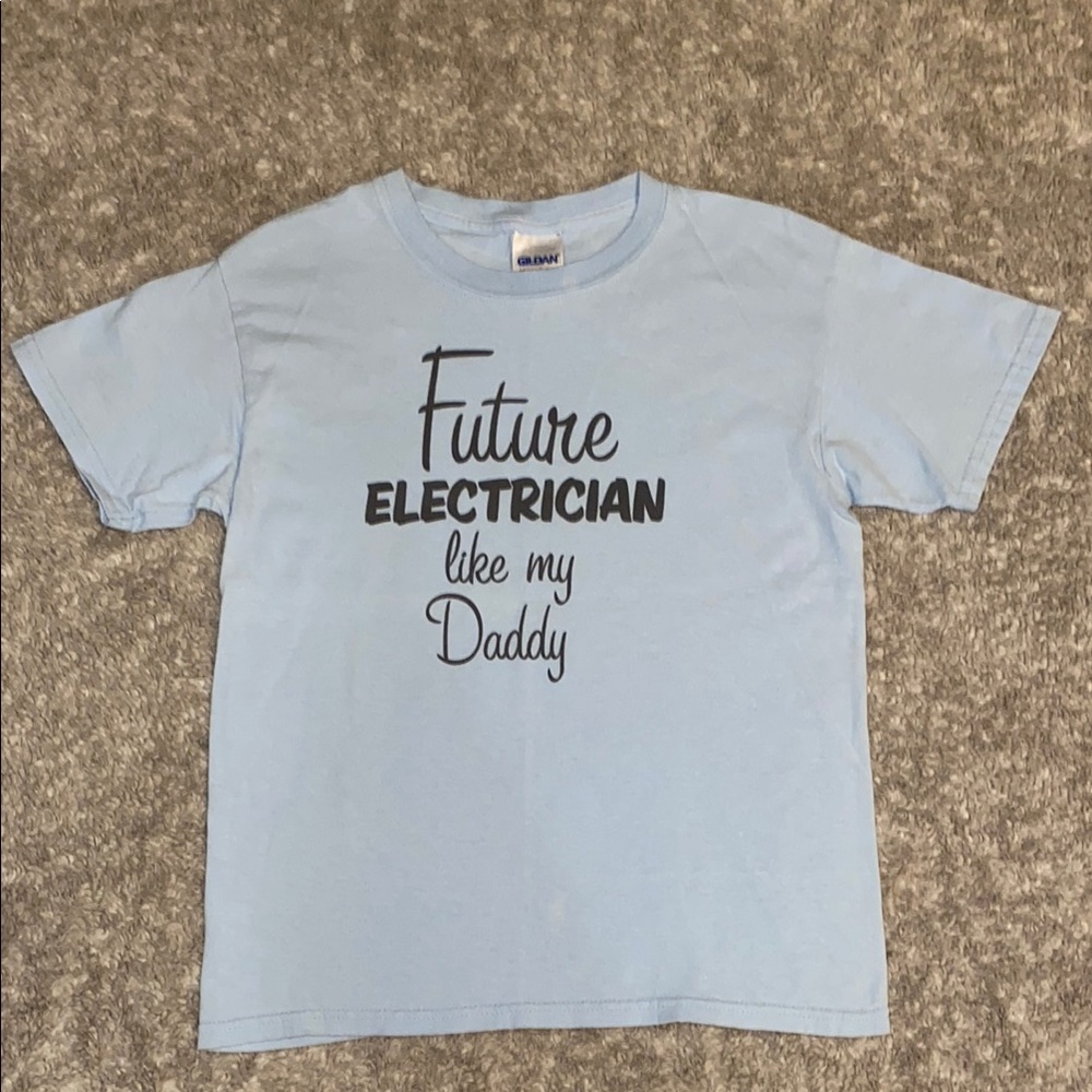 Kids "Future Electrician Like My Daddy" Tee- small